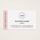 Bakery Custom Logo Business Gift Certificate (裏面)