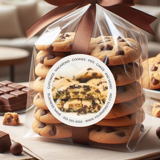 Bakery Custom Photo Cookies   ラウンドシール