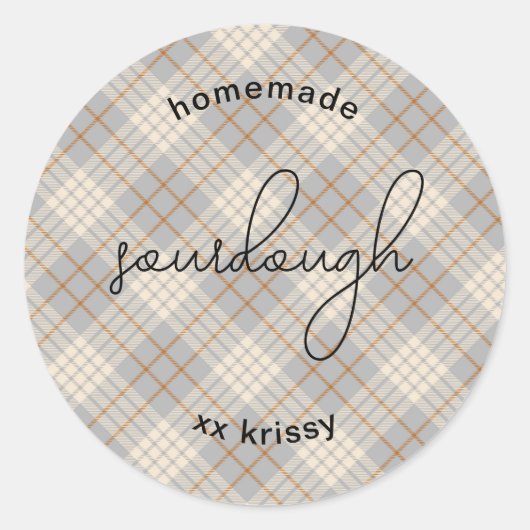 Bakery Gift Stickers ラウンドシール (正面)