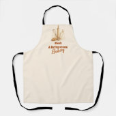 Bakery Logo Pastry Shop Branding エプロン (正面)