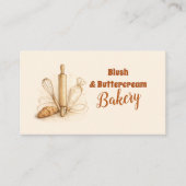 Bakery Logo Pastry Shop Branding 名刺 (正面)
