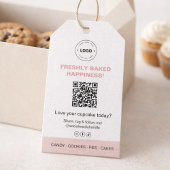 Bakery Logo QR Code Social Media ギフトタグ