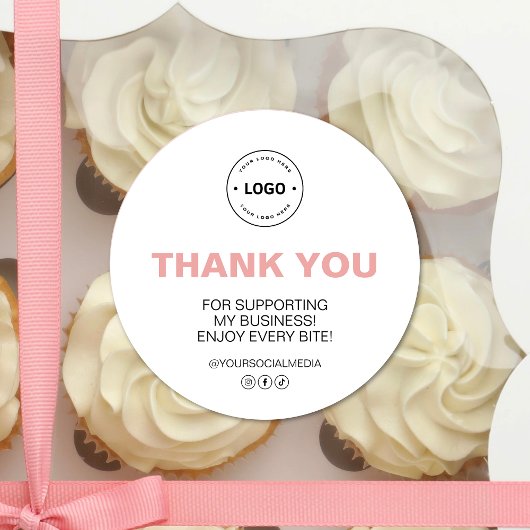Bakery Logo Thank You   ラウンドシール