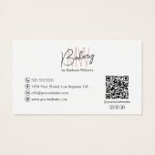 Bakery Monogram Logo Business Gift Certificate (裏面)