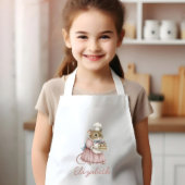 Bakery Mouse Cute Personalized 子供用エプロン