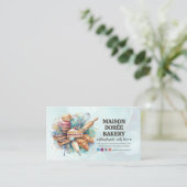 Bakery Pastry Chef Baking Catering Gold Price List 名刺 (スタンド正面)