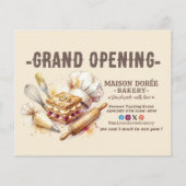 Bakery Pastry Chef Baking Catering Grand Opening チラシ (正面)