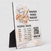 Bakery Pastry Chef Baking Catering Opening Hours フォトプラーク (側面)