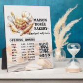 Bakery Pastry Chef Baking Catering Opening Hours フォトプラーク (側面)