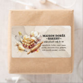 Bakery Pastry Chef Cake Baker Food Ingredient ラベル (インサイチュ)