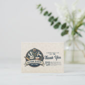 Bakery Pastry Chef Cake Baker Thank You Promo Code 割引カード (スタンド正面)