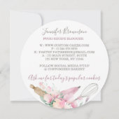 Bakery Pastry Chef mug Boho chic flower patisserie 招待状 (裏面)