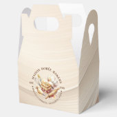 Bakery Pastry Chef Watercolor Gold Baking Catering フェイバーボックス (オープン)