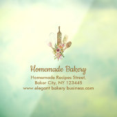 Bakery Pastry Owner Cooking chef ウィンドウサイン (シート3)