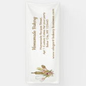 Bakery Pastry Shop Cooking chef 横断幕 (縦)