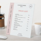Bakery Price List Menu 台座サイン (インサイチュ)