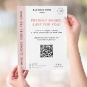 Bakery QR Code Promotional チラシ