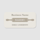 Bakery Rolling Pin Business 名札 (正面)