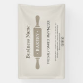 Bakery Rolling Pin Business 横断幕 (縦)