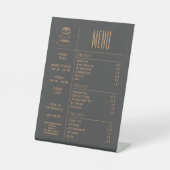 Bakery Small Caffee Table Menu Pedestal Sign 台座サイン (正面)