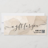 Bakery Store Pastry Chef Baker Gift Certificate (裏面)