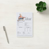 Bakery Store Pastry Chef Cake Baker Order Form ポストイット (オフィス)