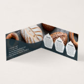 Bakery Store Pastry Chef Dessert Cake Baker Detail 名刺 (内部)