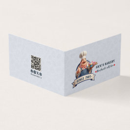 Bakery Store Pastry Chef Dessert Cake Baker Detail 名刺