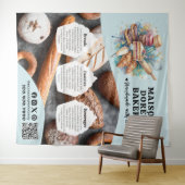 Bakery Store Pastry Chef Dessert Sweets Cake Baker タペストリー (インサイチュ(横))