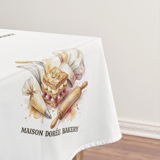 Bakery Store Pastry Chef Dessert Sweets Cake Baker テーブルクロス (インサイチュ)