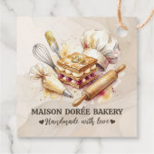 Bakery Store Pastry Chef Dessert Sweets Cake Baker フェイバータグ (裏面)