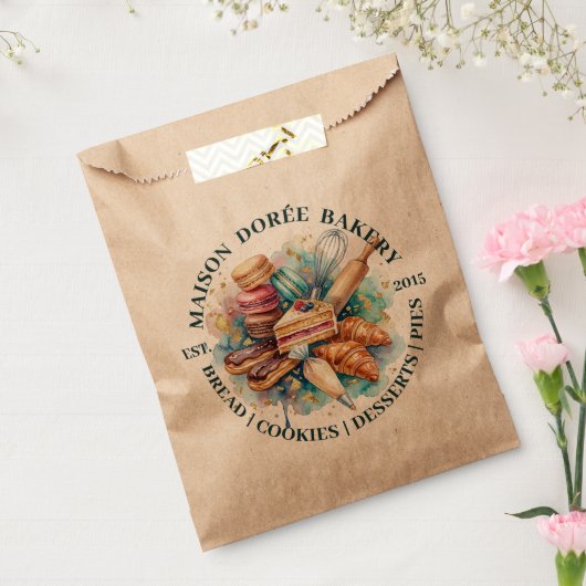 Bakery Store Pastry Chef Dessert Sweets Cake Baker フェイバーバッグ (封をした状態)