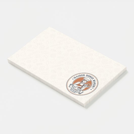 Bakery Store Pastry Chef Dessert Sweets Cake Baker ポストイット (アングル)