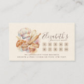 Bakery Store Pastry Chef Dessert Sweets Cake Baker ロイヤリティカード (正面)