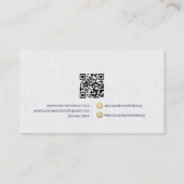 Bakery Store Pastry Chef Dessert Sweets Cake Baker ロイヤリティカード (裏面)