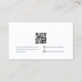 Bakery Store Pastry Chef Dessert Sweets Cake Baker ロイヤリティカード (裏面)