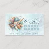 Bakery Store Pastry Chef Dessert Sweets Cake Baker ロイヤリティカード (正面)