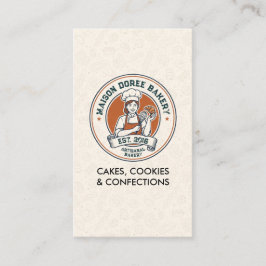 Bakery Store Pastry Chef Dessert Sweets Cake Baker 名刺