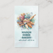 Bakery Store Pastry Chef Dessert Sweets Cake Baker 名刺 (正面)