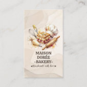 Bakery Store Pastry Chef Dessert Sweets Cake Baker 名刺 (正面)