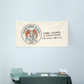 Bakery Store Pastry Chef Dessert Sweets Cake Baker 横断幕 (トレードショー)