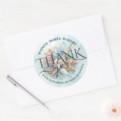 Bakery Store Pastry Chef Dessert Sweets Thank You ラウンドシール (封筒)