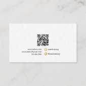 Bakery Store Pastry Chef Desserts Loyalty Punch ロイヤリティカード (裏面)