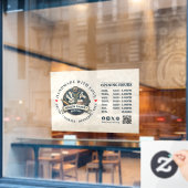 Bakery Store Pastry Chef Desserts Opening Hours ウィンドウサイン (カフェ窓)