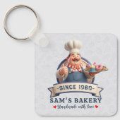 Bakery Store Pastry Chef Desserts Sweets Cake Shop キーホルダー (正面)