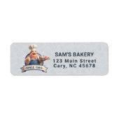 Bakery Store Pastry Chef Desserts Sweets Cake Shop ラベル (正面)