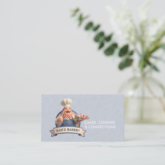 Bakery Store Pastry Chef Desserts Sweets Cake Shop 名刺 (スタンド正面)