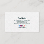 Bakery Store Pastry Chef Desserts Sweets Cake Shop 名刺 (裏面)