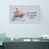 Bakery Store Pastry Chef Desserts Sweets Cake Shop 横断幕 (トレードショー)