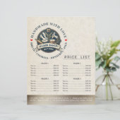 Bakery Store Pastry Chef Menu Price List Pay Here (スタンド正面)